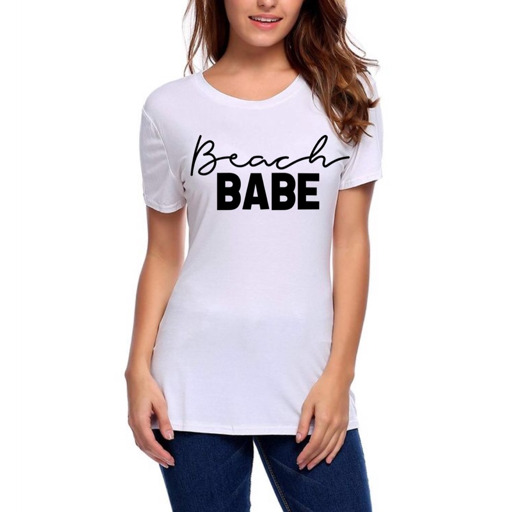 Beach Babe Vinyl T-shirt